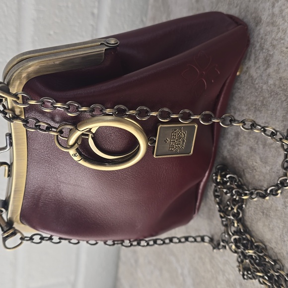 NWOT Patricia Nash Mini Laureana Crossbody Kisslock Bag with Charm - Picture 9 of 15